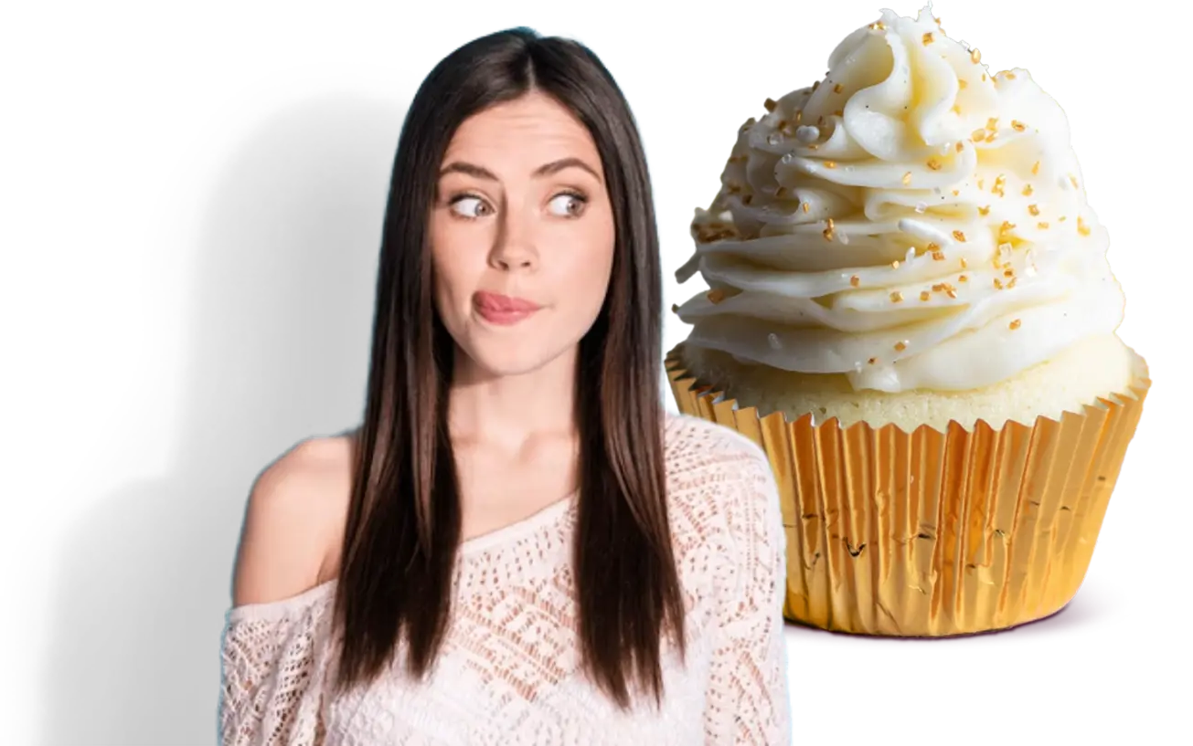cupcake-with-woman